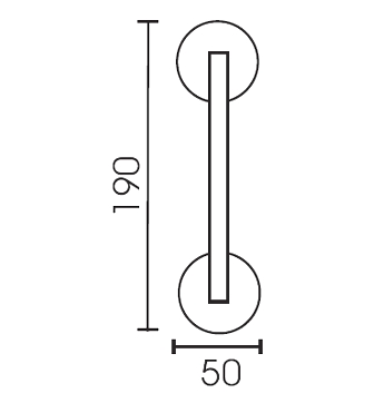 Asas para portas - FERRO